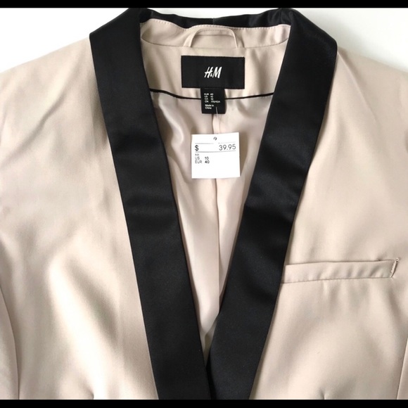 H&M Silk Blazer size 10 NWT - Picture 4 of 5